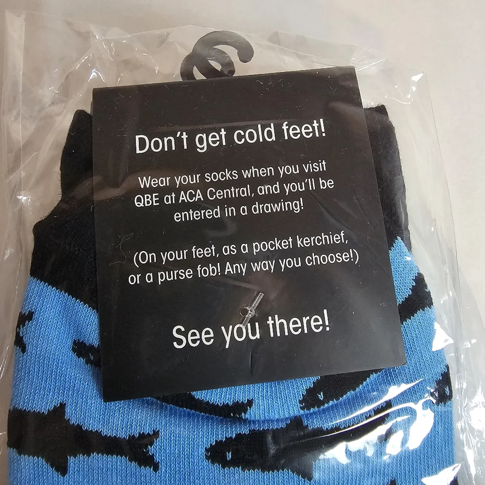Seattle Skyline & Fish Socks 3 Pair NEW in Packages